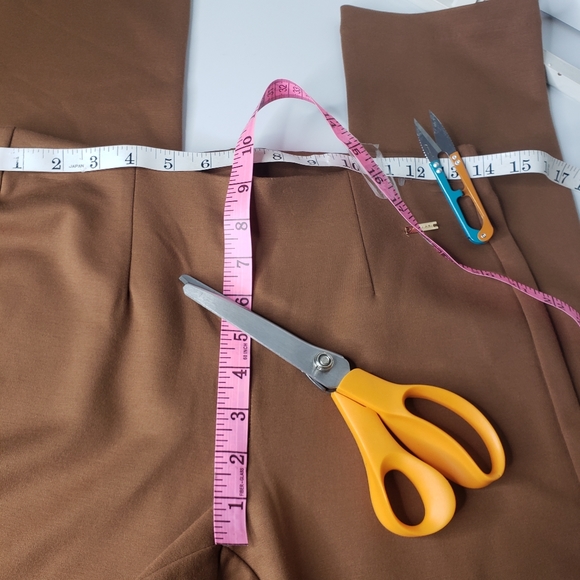 Tahari Pullon Slim Straight Leg Comfy Biz Casual Neutral Minimalist Capsule Pant - Picture 6 of 12